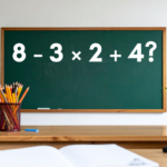 Quanto é 8 − 3 × 2 + 4? A conta simples que quase todo mundo erra