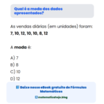 Você sabe identificar a moda desses dados? Poucos acertam de primeira