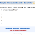Função afim: muita gente erra só por não substituir 😬