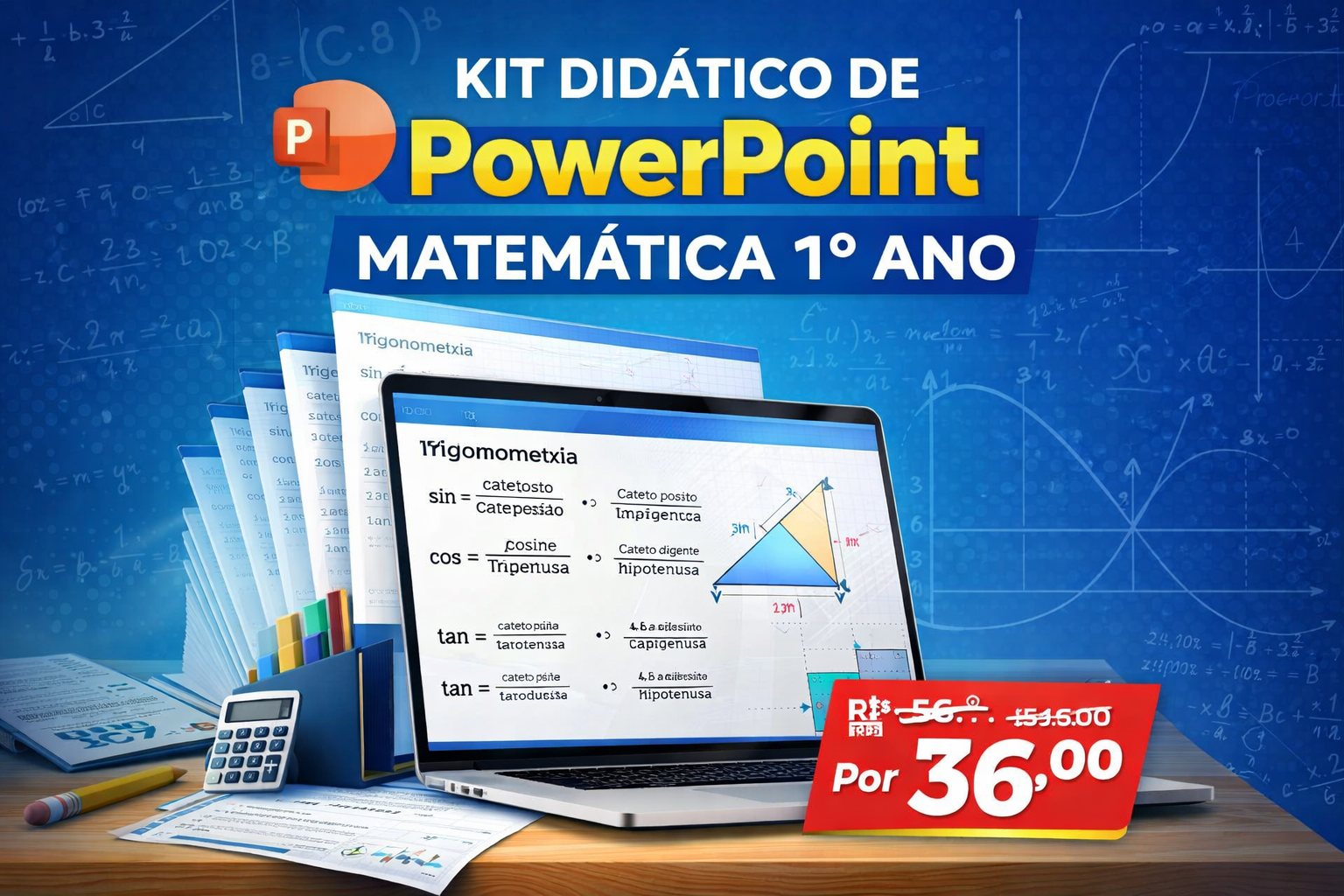 Imagem do produto Kit Didático de PowerPoint – Matemática 1º Ano