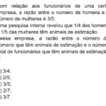 FGV 2025 Matemática: Razão entre Funcionários com Animais de Estimação