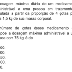 FGV 2025 Matemática: Dosagem de Medicamento por Proporção (Questão Resolvida)