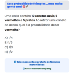 Essa probabilidade é simples… mas muita gente erra!