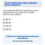 Você realmente sabe calcular juros simples?