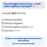 Essa função nunca zera — você sabe explicar o porquê?