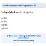 VocĂȘ acerta essa do logaritmo? Descubra o valor de x!