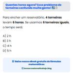 Quantas horas agora? Esse problema de torneiras confunde muita gente! 🚰⏱️