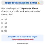 Regra de três: manter o ritmo muda tudo 😬