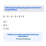 Poucos resolvem essa expressão corretamente de primeira
