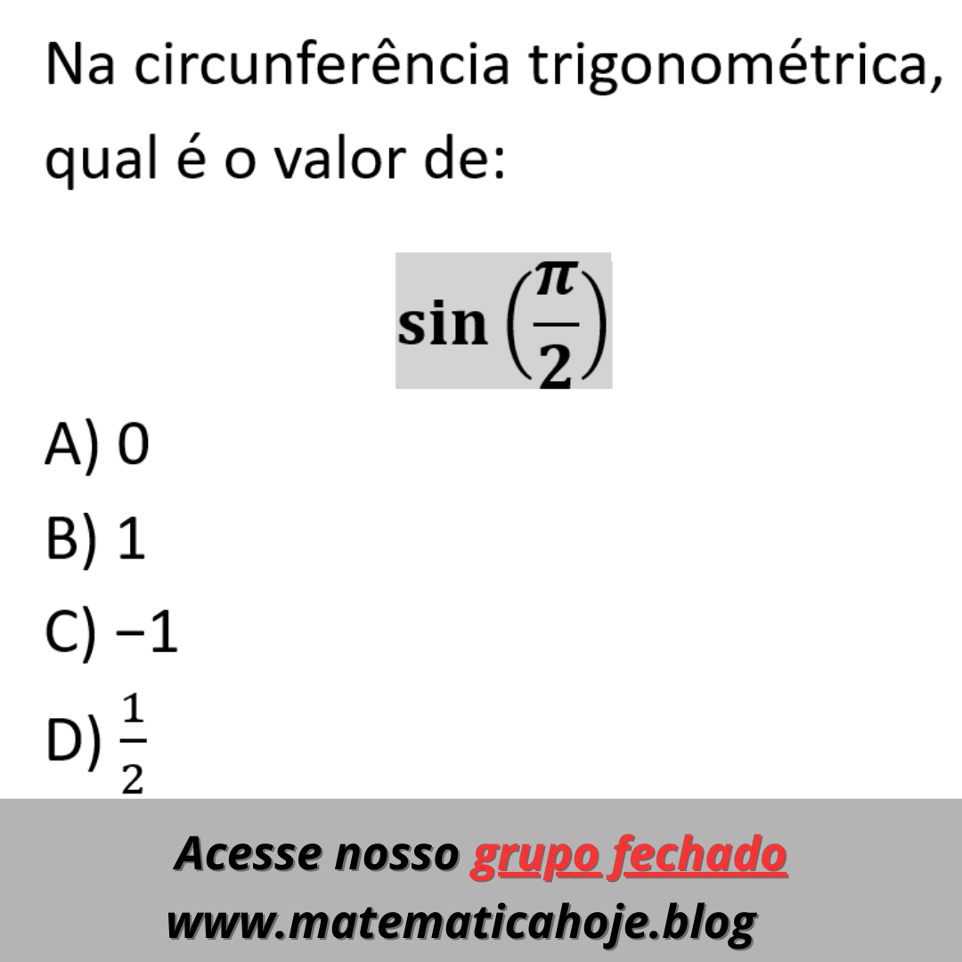 Circunferência trigonométrica