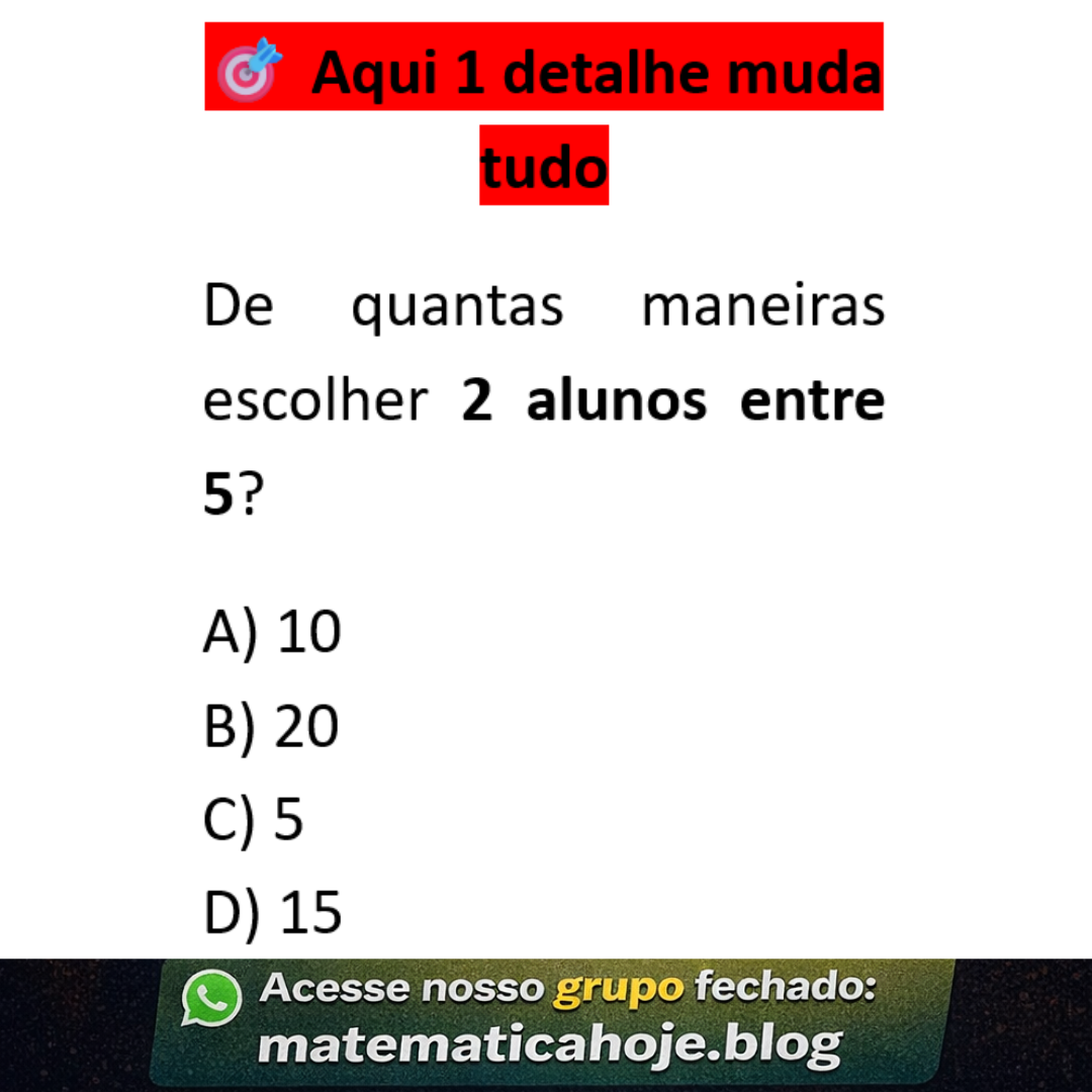 Combinação simples