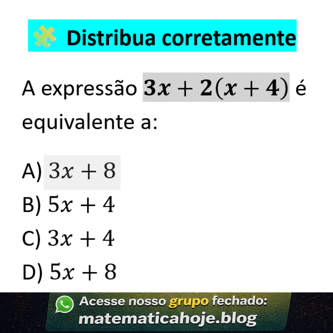 Propriedade distributiva