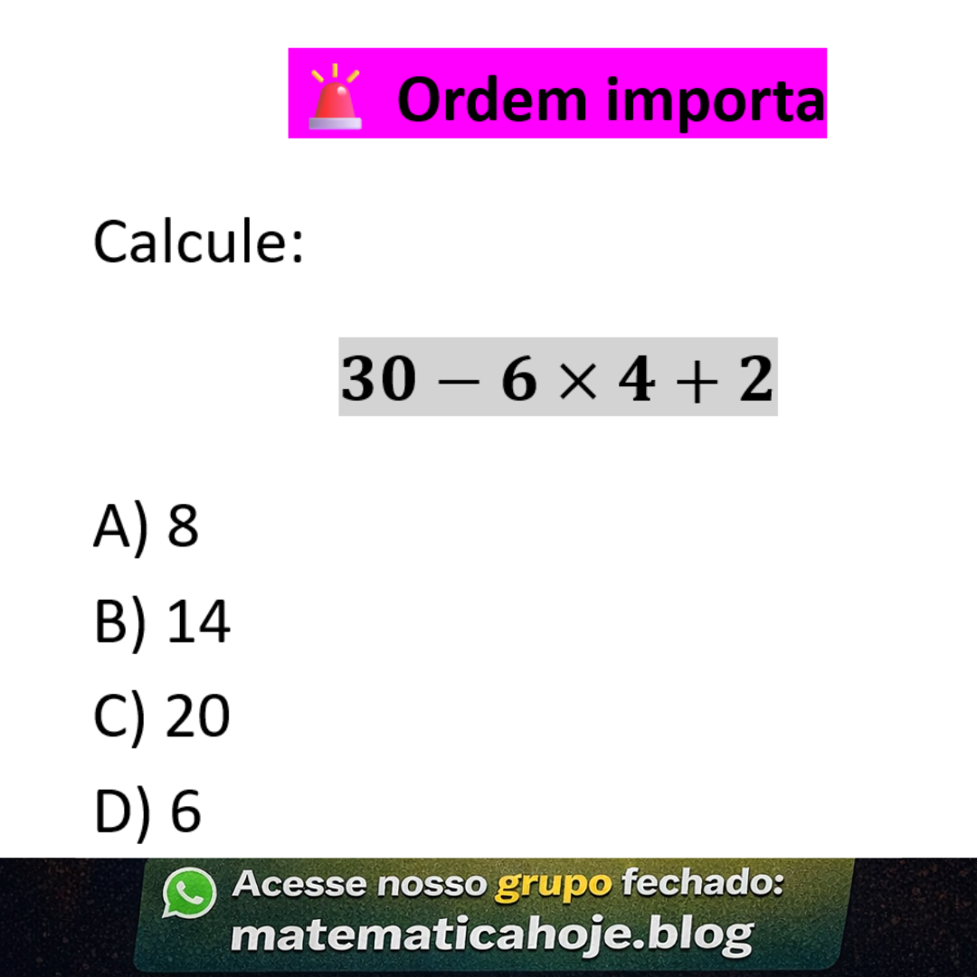 Expressões numéricas