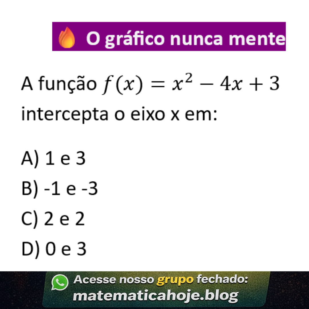 Questão sobre função quadrática