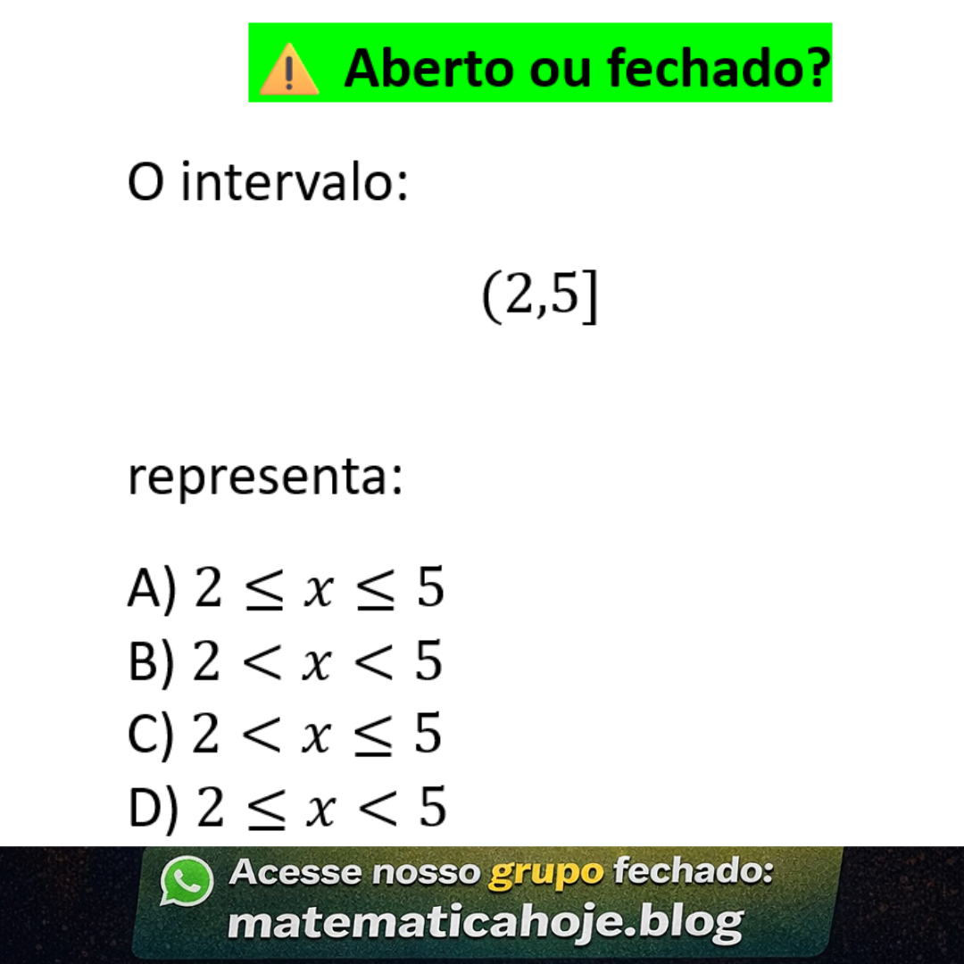 Intervalos reais