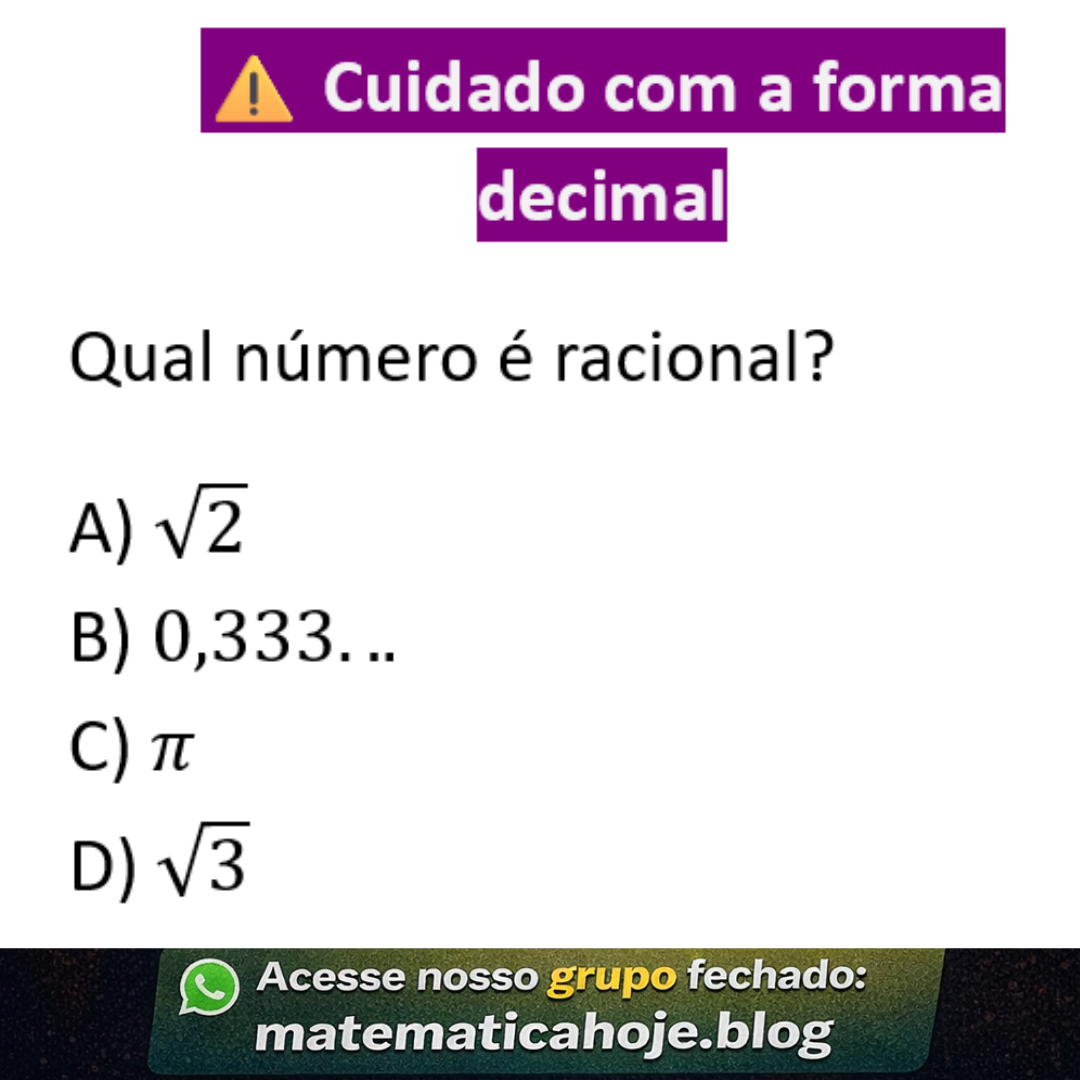Questão sobre números racionais