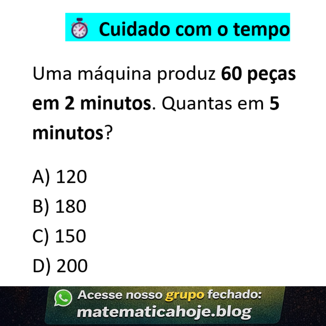 Regra de três produção
