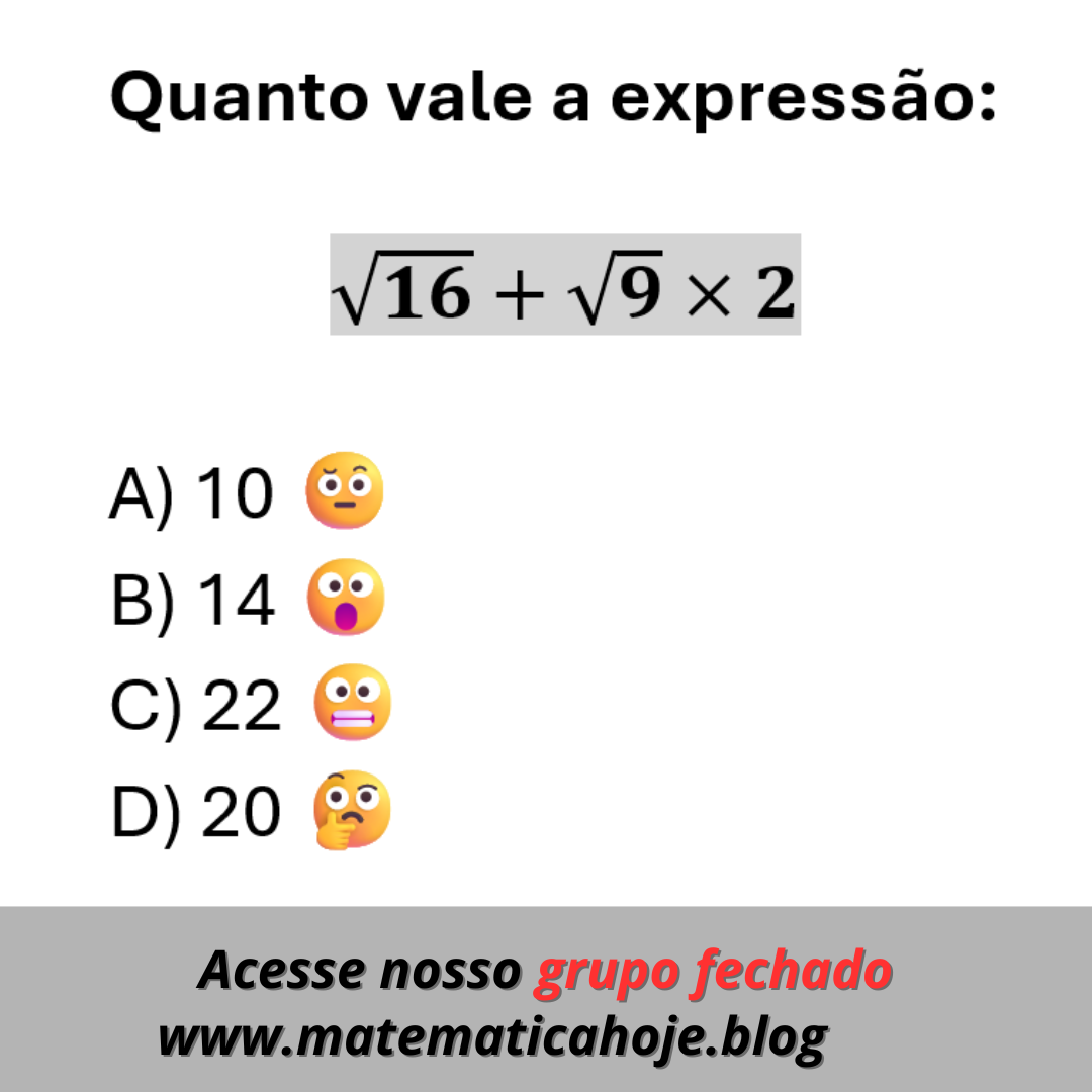 Questão de radiciação