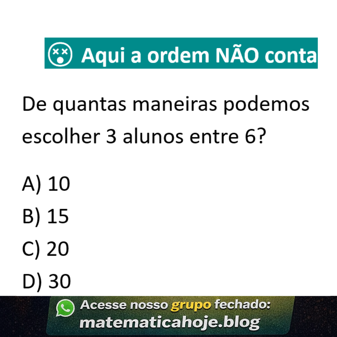 Combinação simples