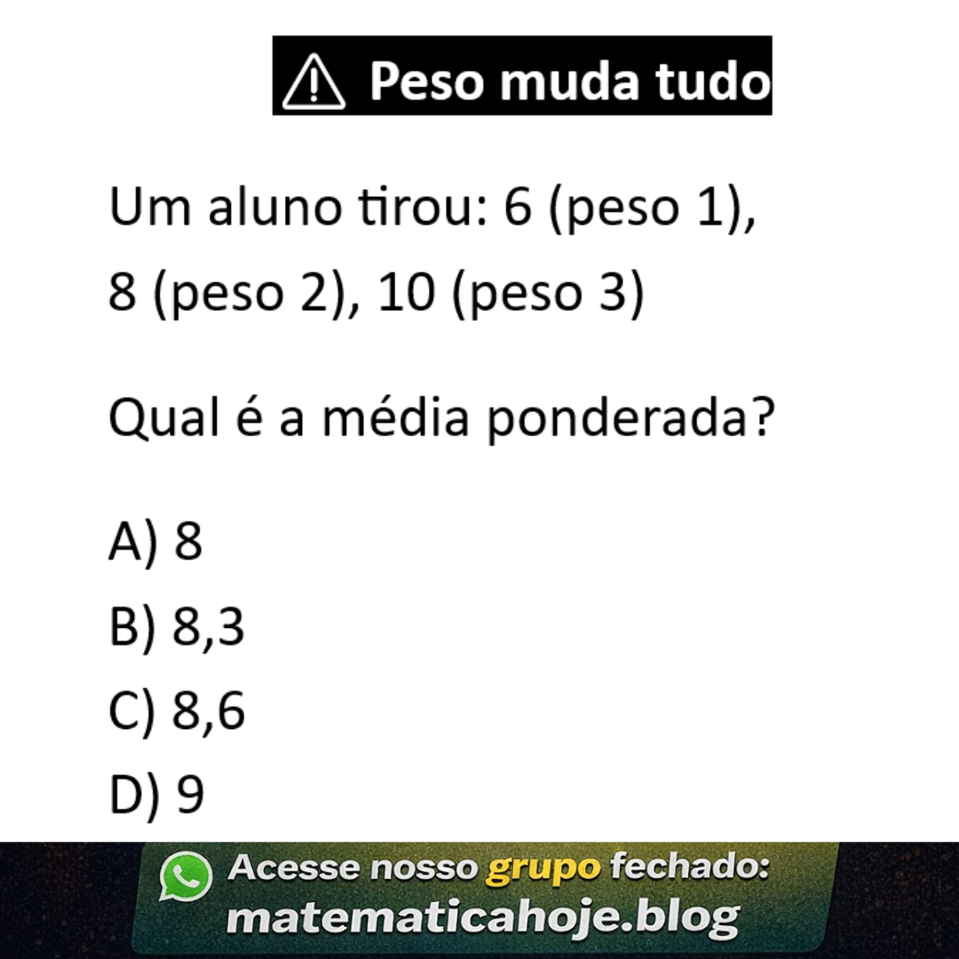 Média ponderada