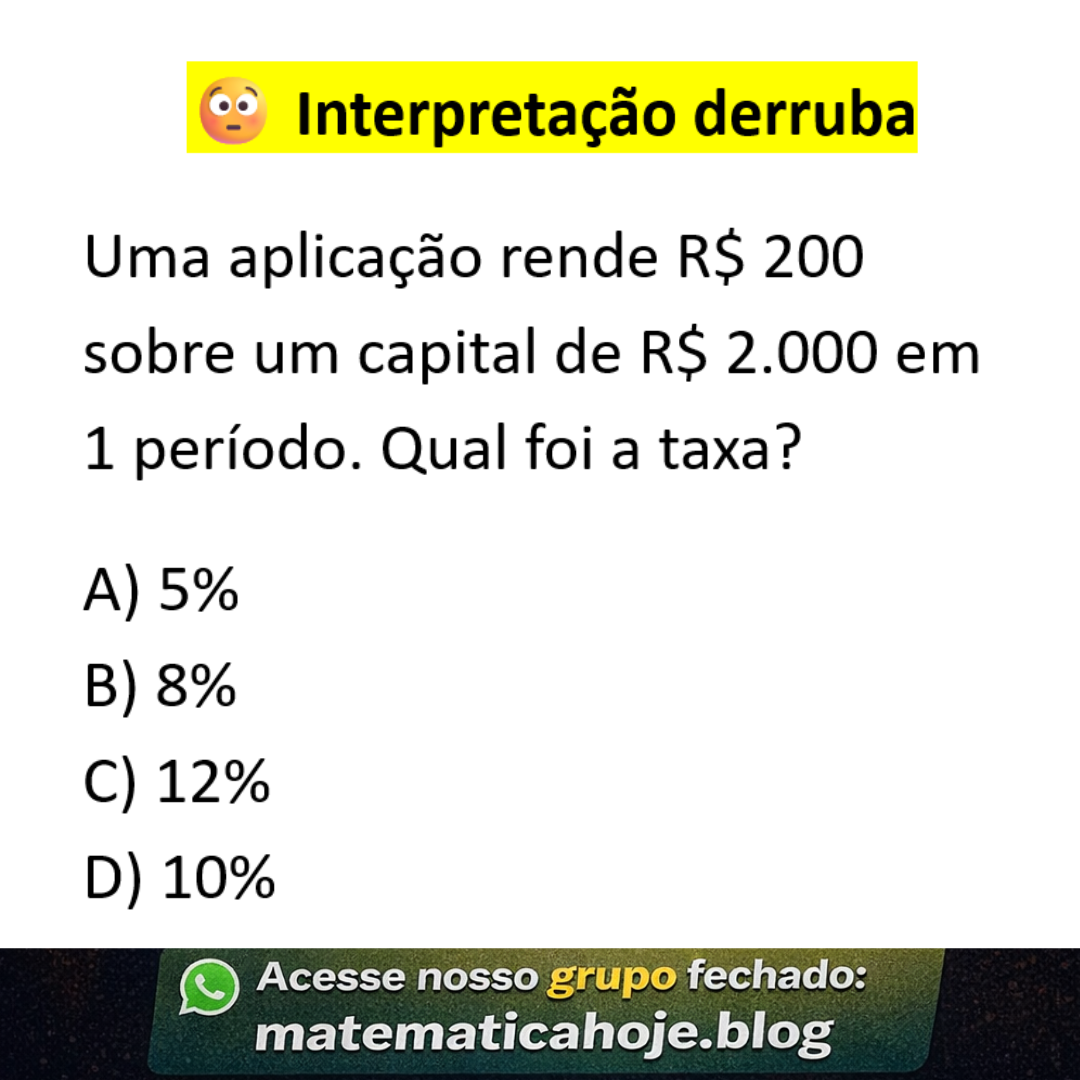 Taxa de juros exercício