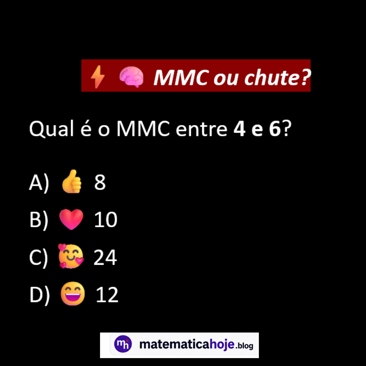 Questão sobre MMC