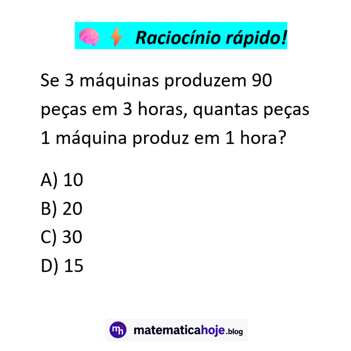 Questão sobre produção de máquinas e proporcionalidade