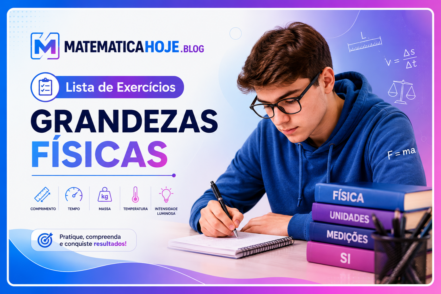 Exercícios Grandezas Físicas